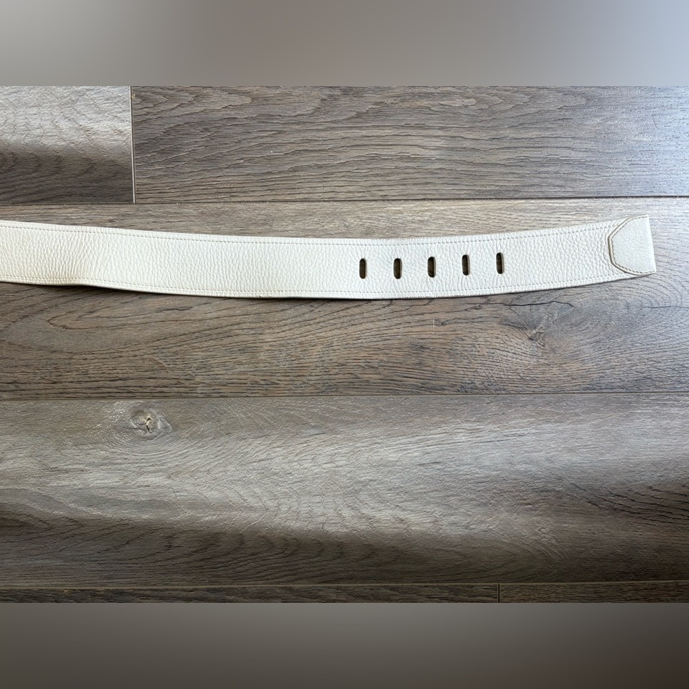 Prada white vintage leather belt - Picture 4 of 5